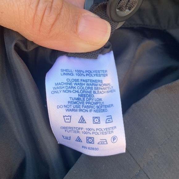 LANDS’ End – Women’s Full Zip/Button Down Fall Jacket - Size XS 2/4 - Black - Picture 4 of 5